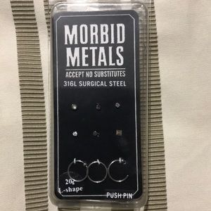 Nose rings. Pack of 9